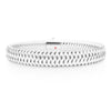 Roberto Coin 18K White Gold Woven Flexible Bangle Bracelet