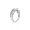 0.5 Carat Round Diamond Bamboo Style Platinum Channel Set Band Ring