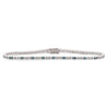 1-2 Carat Blue & White Lab Grown Diamond 4-Prong 14K White Gold Tennis Bracelet