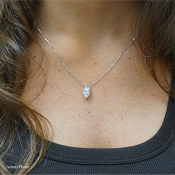 1-3 Carat Marquise Diamond Sliding Solitaire Pendant Necklace – Assay Jewelers