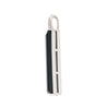 10.66 Carat Indicolite Tourmaline Platinum Vertical Bar Pendant