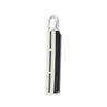 10.66 Carat Indicolite Tourmaline Platinum Vertical Bar Pendant