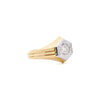 1/2 Carat Round Diamond Solitaire Unisex Ring in 14K Yellow Gold