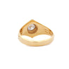 1/2 Carat Round Diamond Solitaire Unisex Ring in 14K Yellow Gold