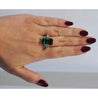 12.68 Carat Zoisite Green Tanzanite & Diamond Ring in Platinum 950 | IGI Certified