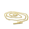 14K Gold Bar and Toggle Chain Necklace | 18 Inches - 1.5mm