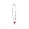 15.66 Carat Ruby & 3.17 Carat Diamond Cross Pendant Necklace 18K Solid Gold