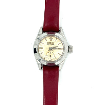 1950's Rolex Oyster Speedking Precision Watch in Red Leather Strap – Assay Jewelers
