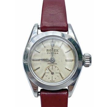 1950's Rolex Oyster Speedking Precision Watch in Red Leather Strap – Assay Jewelers
