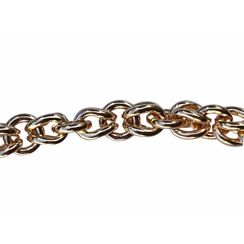 20k Rose Gold Wheat Bracelet - 7.5 inches - 14mm wide - 41 grams