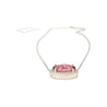 21.13 Carat Pink Tourmaline & Diamond Floating Pendant Necklace in 14K/18K Gold