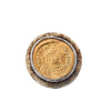 23K Gold Antique Byzantine Empire JUSTINIAN I Coin Bezel Ring