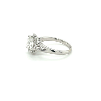 2.14 Carat Lab Grown Radiant Cut Diamond Split Shank Engagement Ring – Assay Jewelers