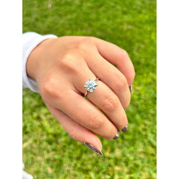 2.50 carat Round Cut Lab Grown Diamond solitaire Engagement Ring – Assay Jewelers