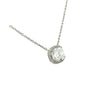 2.51 Carat Cushion cut Lab Grown Diamond CVD Pendant With Diamond Halo in Platinum 950 Setting | Cable Chain