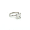 3.20 Carat Radiant Cut Lab Grown Diamond Solitaire Ring