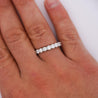 3.3 Carat Lab Grown Diamond Unisex Wedding Band 14K White Gold Size 9-11