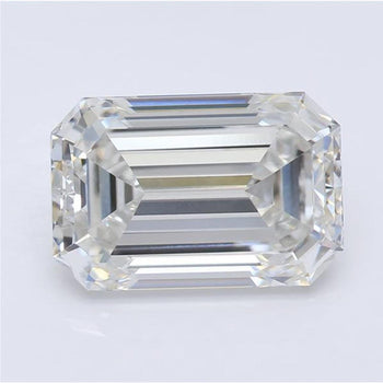 3.41 Carat Emerald Cut Lab Grown Diamond in Solitaire 14k White Gold Ring – Assay Jewelers