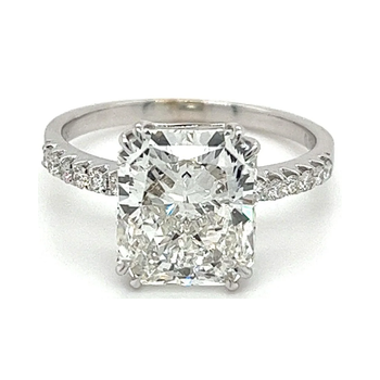 4.15 Carat Elongated Radiant Cut Lab Grown Diamond Ring | IGI Certified G/VS1 – Assay Jewelers