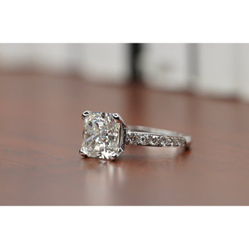 4.25 Carat Cushion Cut H/SI1 Lab grown Diamond Ring – Assay Jewelers