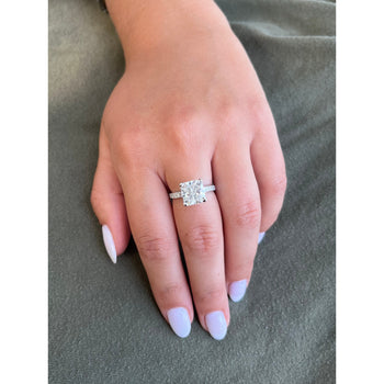 4.25 Carat Cushion Cut H/SI1 Lab grown Diamond Ring – Assay Jewelers