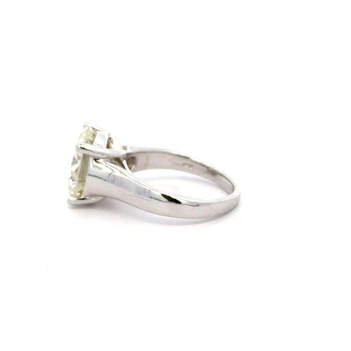 VS1 Diamond in 14K White Solitaire Engagement Ring