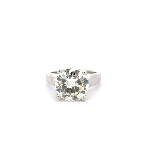 VS1 Diamond in 14K White Solitaire Engagement Ring