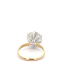 5.13 Carat Round H/I1 Diamond 14K Two-Tone Solitaire Engagement Ring