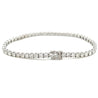 7.37 Carat TW. Round Diamond Tennis Bracelet in 18K White Gold