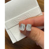 8 Carat TW Emerald Cut Lab Grown Diamond Stud Earrings | IGI Certified