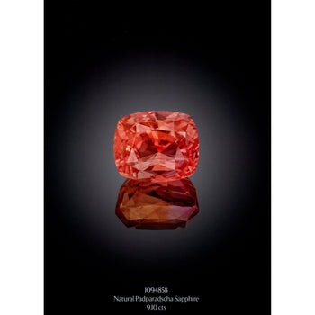 9.10 Carat Ceylon No Heat Padparadscha Pinkish Orange Sapphire and Diamond Ring – Assay Jewelers