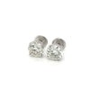 9mm 6CT TW. Lab Diamond CVD Round Diamond Screw Back 14k Stud Earrings