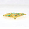 Antique Italian Coin Signed Gage in 18K Gold Brooch