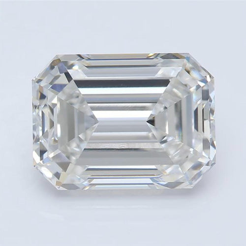 As Grown 4.05 Carat, Emerald Cut, H Color, VVS2 Clarity Loose Lab Diamond