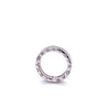 Bulgari 18K White Gold Diamond B.01 B.Zero One Ring Ref. 329347 Size 51