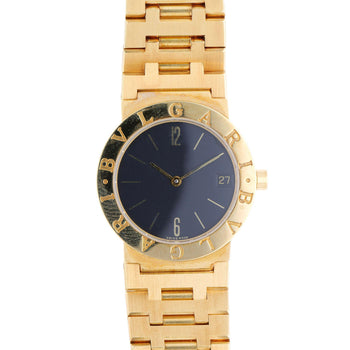 Bvlgari BB30 GD Black Dial 30mm 18K Gold Quartz Watch Box/Papers – Assay Jewelers