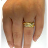 Cartier 3 Band Trinity Ring in 18K Solid Gold Size 4