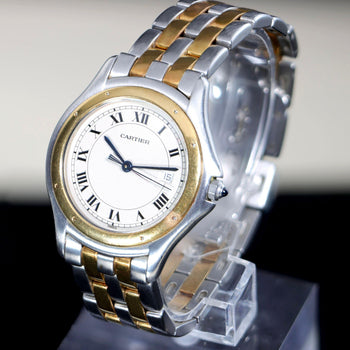 Cartier Panthère Cougar 187904 33mm Two-Tone 18K Circa 1990 Watch – Assay Jewelers