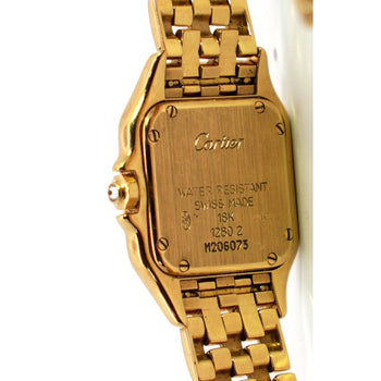 Cartier Panthere MOP 22mm Ref. 1280 2 Factory Diamond Bezel Watch in 18K Yellow Gold – Assay Jewelers