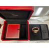 Cartier Roadster Ref. 2524 Men's Tonneau Large Size 18K Gold Watch in Leather with Box and Papers