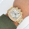 Cartier Roadster XL Chronograph 2619 in 18K Gold Diamond Set Watch