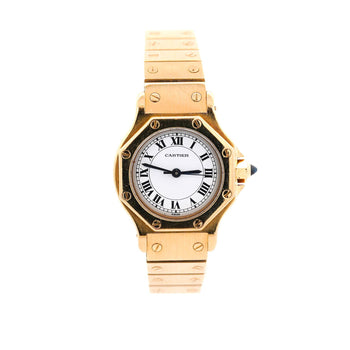 Cartier Santos Automatic 18K Gold 25mm Dial 60045 Ladies Watch – Assay Jewelers