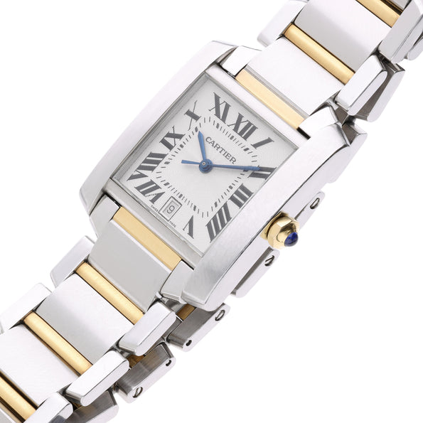 Cartier Tank Francaise Large 28mm Two Tone Automatic Date Watch
