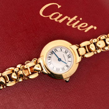 Cartier Vendome 878999 18K Gold Manual Gadroon Link 26m Watch – Assay Jewelers