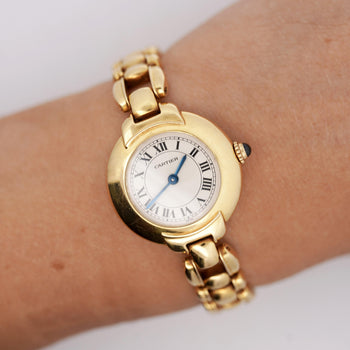 Cartier Vendome 878999 18K Gold Manual Gadroon Link 26m Watch – Assay Jewelers