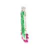 Carved Jadeite Jade & Diamond Pin and Synthetic Dangling Ruby Bead Platinum Pin