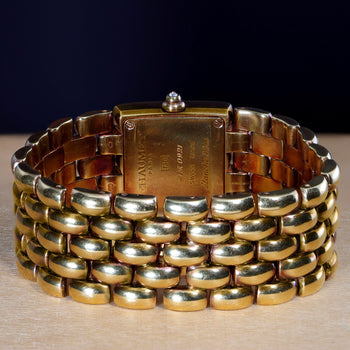 Chaumet Khésis Factory Diamond Dial 18K Yellow Gold Bracelet Watch Circa 2000 – Assay Jewelers