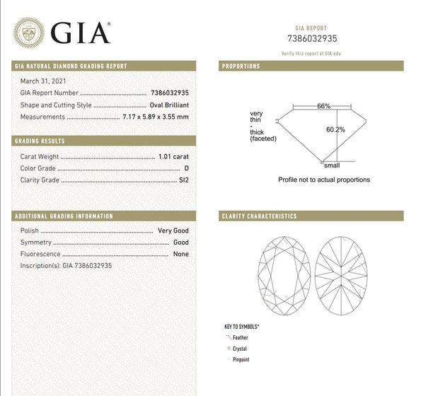 Chaumet Paris GIA Certified Cushion Cut Diamond 18K White Gold Tension Set Ring