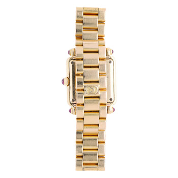 Chopard Happy Sport 27/6851-21/11 Diamond and Ruby 18K Rose Gold Full Set Watch – Assay Jewelers