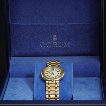 Corum Admiral's Cup Nautical Flag Dial 27mm Circa 1990 18K Yellow Gold Watch – Assay Jewelers